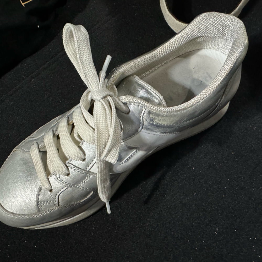 Hogan silver sneakers